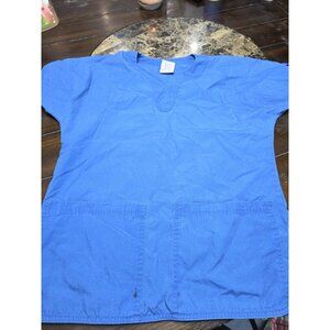 S.c.r.u.b.s. Blue Scrub Top Unisex Adult Size Small Short Sleeve